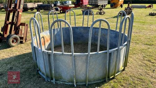 GALVANISED TOMBSTONE CATTLE FEEDER