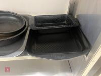 ASSORTED BAKING TRAYS & FRYING PANS - 2