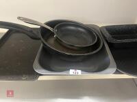 ASSORTED BAKING TRAYS & FRYING PANS - 3