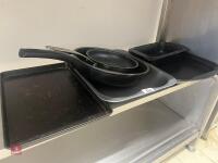 ASSORTED BAKING TRAYS & FRYING PANS - 4