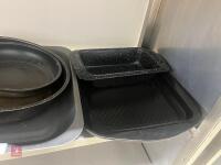ASSORTED BAKING TRAYS & FRYING PANS - 6