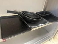ASSORTED BAKING TRAYS & FRYING PANS - 7