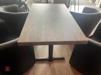DINING TABLE & 4 CHAIRS - 7