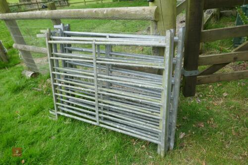 7 GALVANISED 4' SHEEP HURDLES