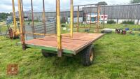 SINGLE AXLE TIPPING FLATBED BALE TRAILER - 6