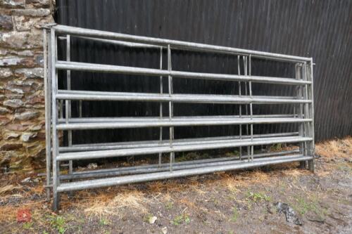 4 X 10' GALVANISED CATTLE HURDLES