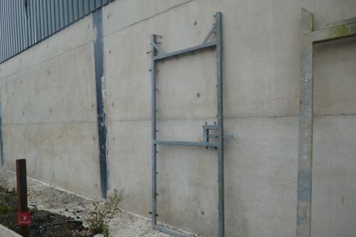 GALVANISED FRAME OF SECURITY GATE