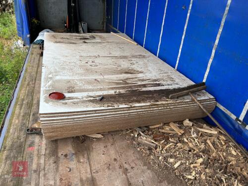 17 CHIPBOARD SHEETS