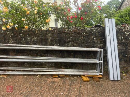 5 X 10' RAILS & 3 POSTS