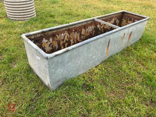 6' GALVANISED TROUGH/PLANTER (27)