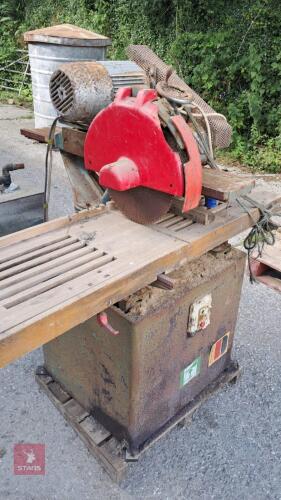 240 VOLT TIMBER CUT OFF SLIDING SAW