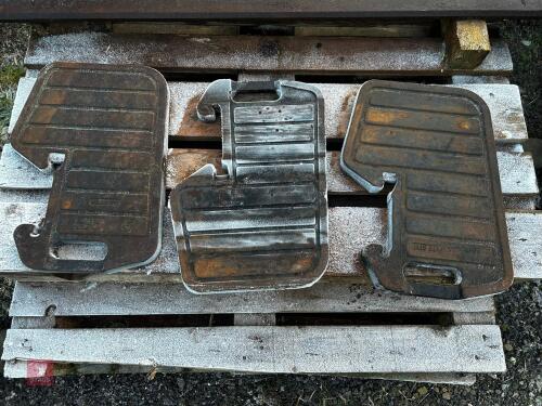 3 LEYLAND/ MARSHALL FRONT WEIGHTS