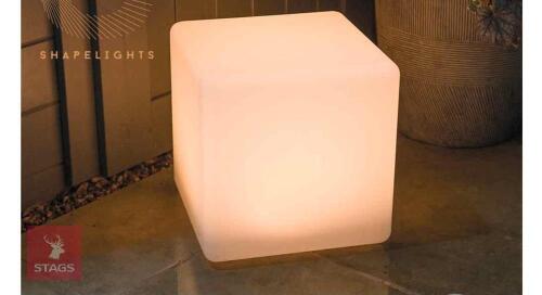 4 SHAPELIGHT MULTI COLOURED SOLAR CUBES