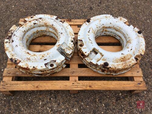 FORD TRACTOR REAR WHEEL WEIGHTS