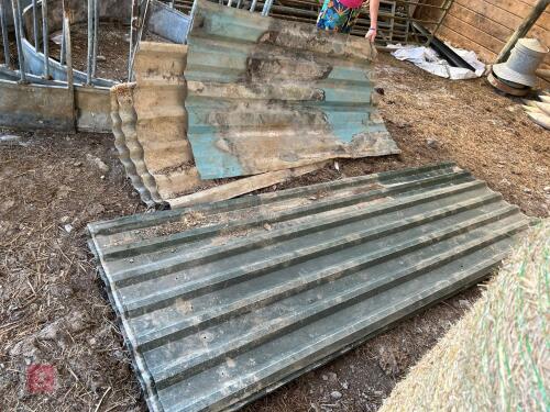 10 MIXED CORRUGATED ROOFING SHEETS
