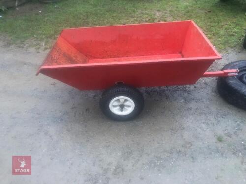 SAXON MANUAL TIPPING GARDEN TRAILER