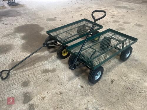 2 X WHEELED TROLLEYS