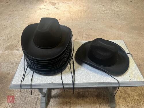 14 COWBOY HATS