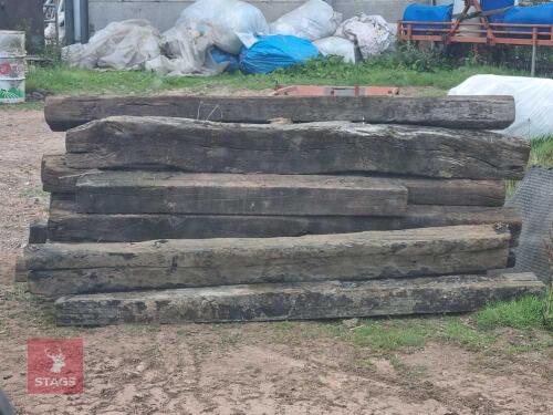 ASSORTED WOODEN SLEEPERS