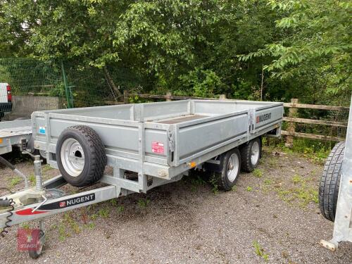 NUGENT 12'6' FLATBED TRAILER
