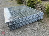 12 SECTION GALVANISED TURN OUT PEN