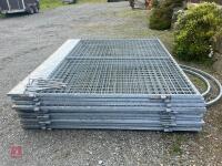 12 SECTION GALVANISED TURN OUT PEN - 2