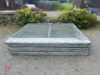 12 SECTION GALVANISED TURN OUT PEN - 5