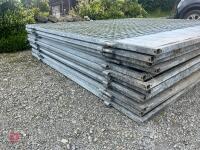 12 SECTION GALVANISED TURN OUT PEN - 8