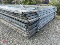 12 SECTION GALVANISED TURN OUT PEN - 9
