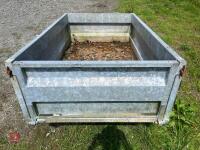 1.6M X 1M GALVANISED ATV TRAILER - 9