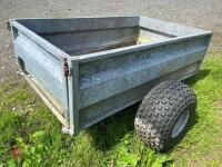 1.6M X 1M GALVANISED ATV TRAILER - 10