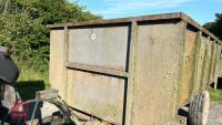 SINGLE AXLE DUNG TRAILER - 21