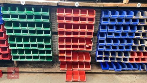 45 DEXION MAXI BIN 20 STORAGE BOXES