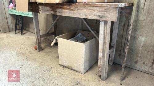 59'' X 20'' TABLE