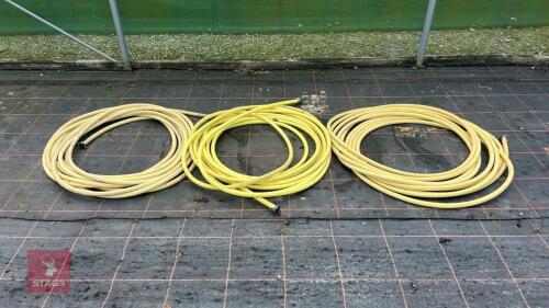 3 LENGTHS OF TRICOFLEX HOSEPIPE