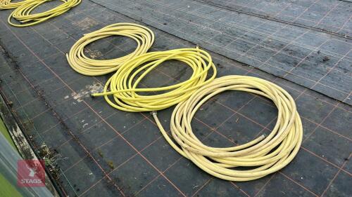 3 LENGTHS OF TRICOFLEX HOSEPIPE
