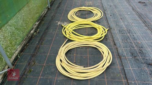 3 LENGTHS OF TRICOFLEX HOSEPIPE
