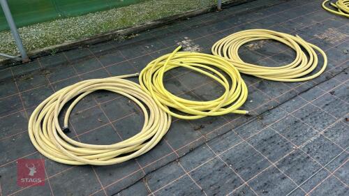 3 LENGTHS OF TRICOFLEX HOSEPIPE