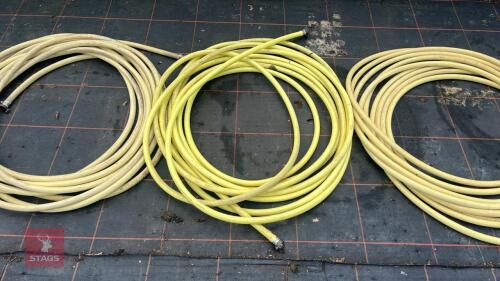3 LENGTHS OF TRICOFLEX HOSEPIPE