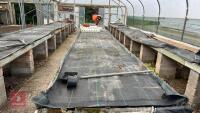 35.5' X 4' PROPAGATION BENCH WITH HOOPS - 5