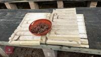 35.5' X 4' PROPAGATION BENCH WITH HOOPS - 11