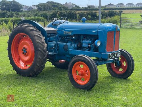 1956 FORDSON MAJOR 2WD TRACTOR