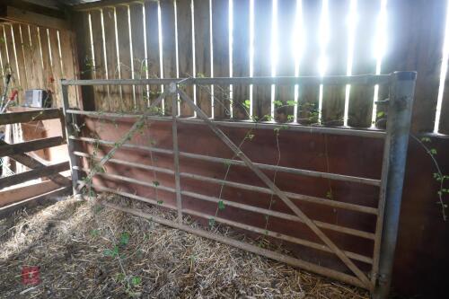 9' GALVANISED YARD GATE