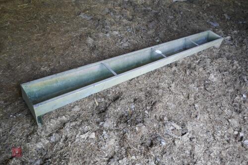 GALVANISED GROUND FEED TROUGH