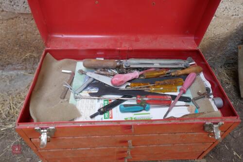 3 DRAWER METAL TOOL BOX