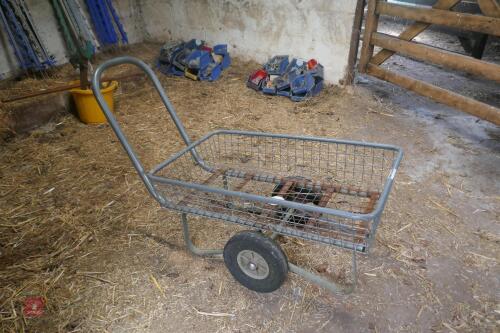 METAL 2 WHEEL TROLLEY