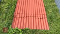 8 X CORRUGATED SHEETS OF TIN - 8