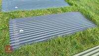 4 CORRUGATED SHEETS OF TIN - 3