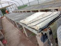 35.5' X 4' PROPAGATION BENCH WITH HOOPS