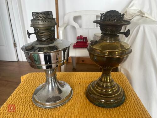 2 OIL LAMPS